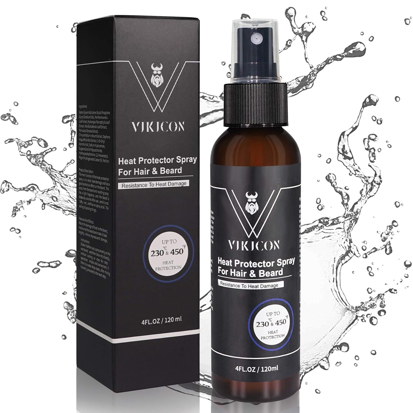 Shield Heat Protectant Spray - Blend Prevents Damage & Breakage for Hair and Beard