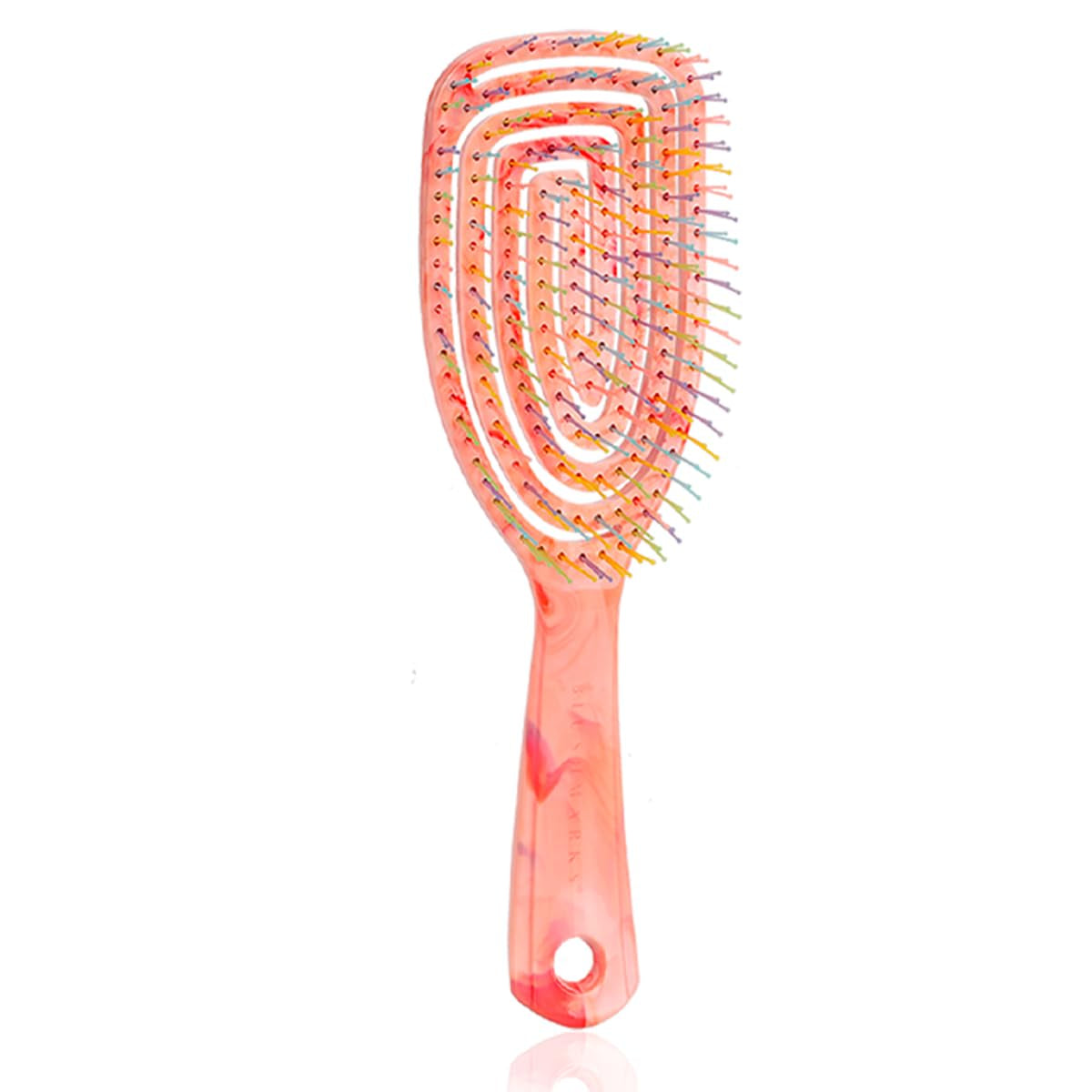 Detangling Wet Hair Brush for Curly or Straight Hair, Vented Detangler Hairbrush with Double-Layered Ultra and Soft-Nylon Bristles for Wet or Dry Hair, Gift for Women Girls Kids