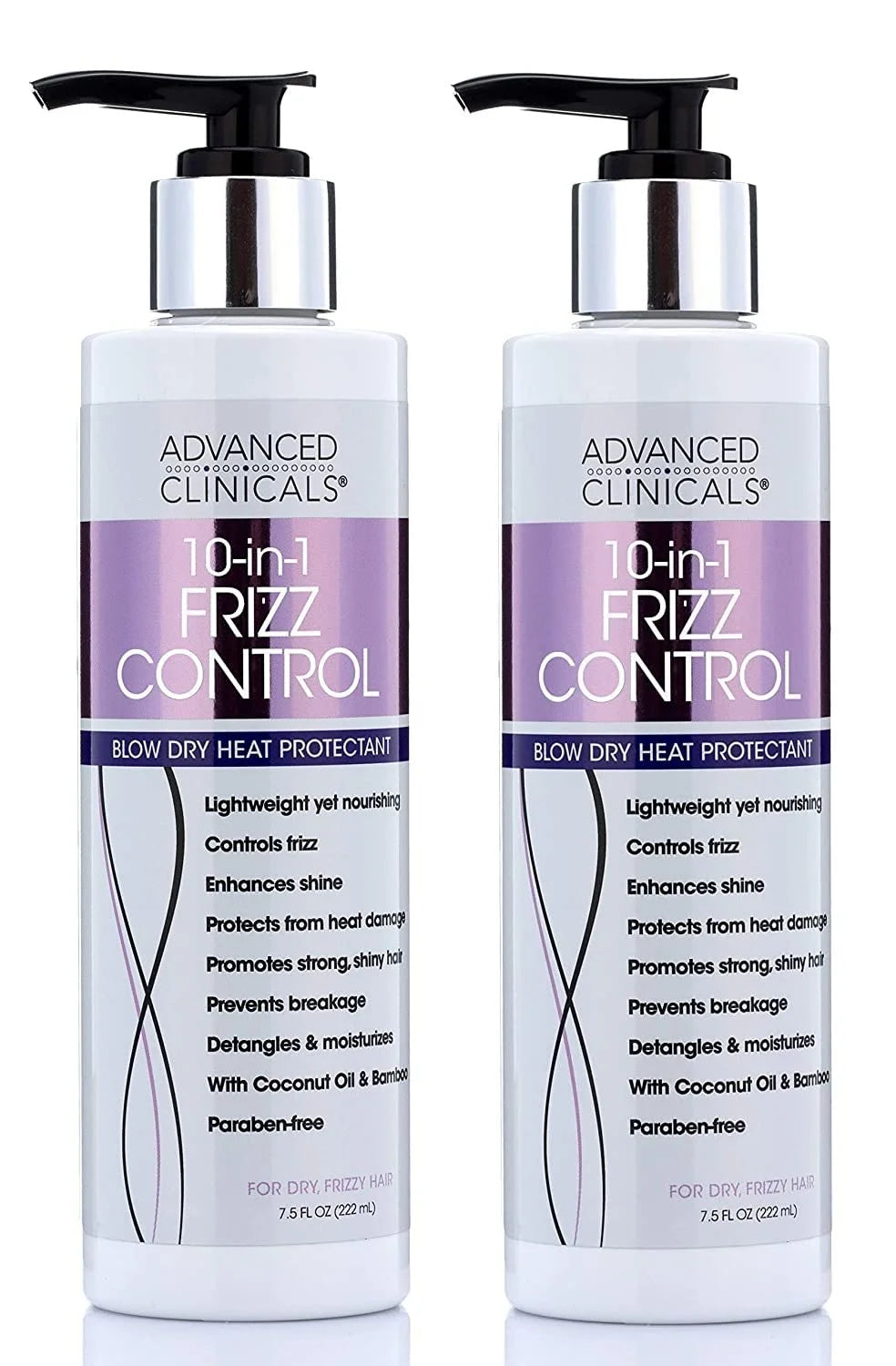 10 in 1 Frizz Control Leave in Treatment Two Pack 8 Fl Oz