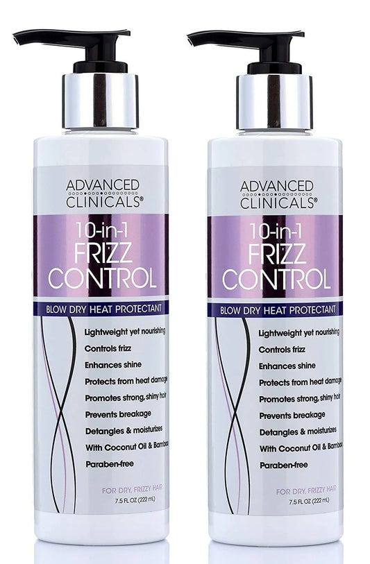 10 in 1 Frizz Control Leave in Treatment Two Pack 8 Fl Oz