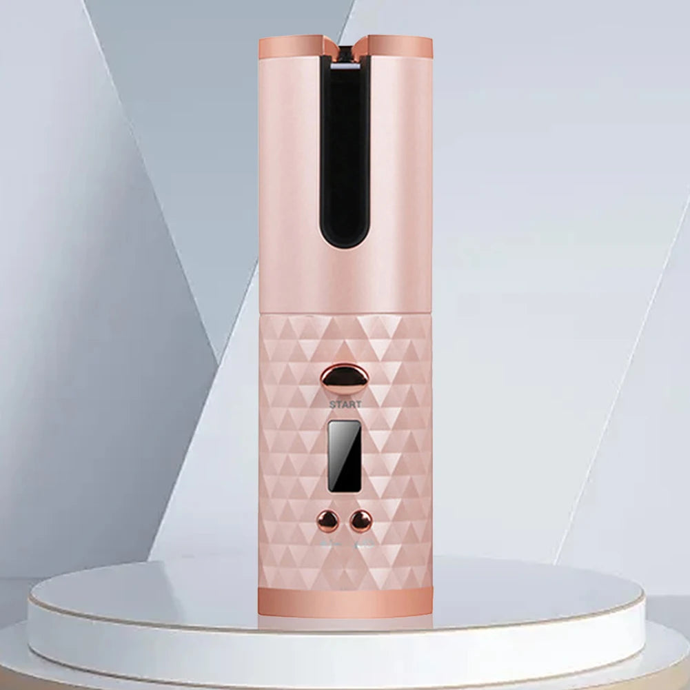 Wireless Hair Curler Portable Wireless Automatic Hair Curler Scald-Free Multi-Function Rechargeable Women Curls Waves Tool